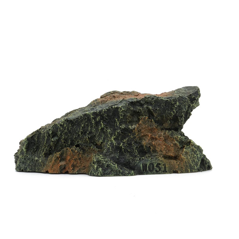 JIHAQUA Reptile Rock Hide Cave, Aquarium Habitat Decor Rock Tortoise Hideout for Lizards, Turtles, Reptiles, Amphibians, Fish - Image 3