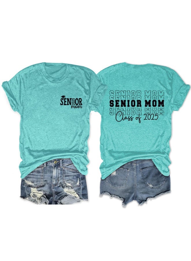 Senior  Shirts Senior Class of Senior   Shirt Senior Mom T-Shirt Graduation  Gifts Causal Teacher Tee Tops - Image 1