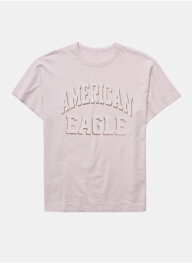 American Eagle AE Boyfriend Logo Graphic T-Shirt