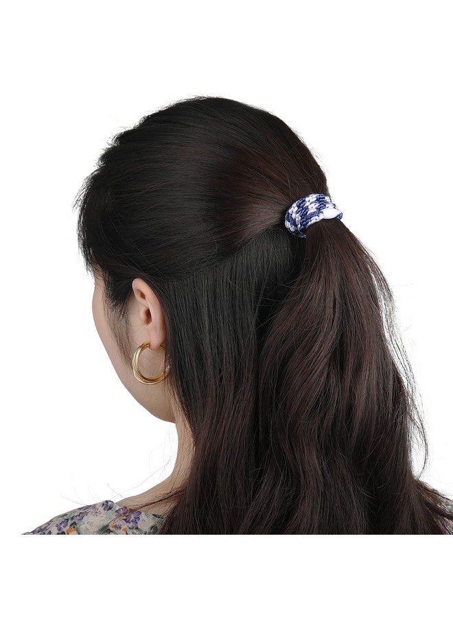 Funtopia Hair Ties For Thick Hair Funtopia 30 Pcs Hair Tie Bracelet Ponytail Holders High Elastic Sports Hair Ties For Girls And Women Hair Accessories Mixed Color - Image 3