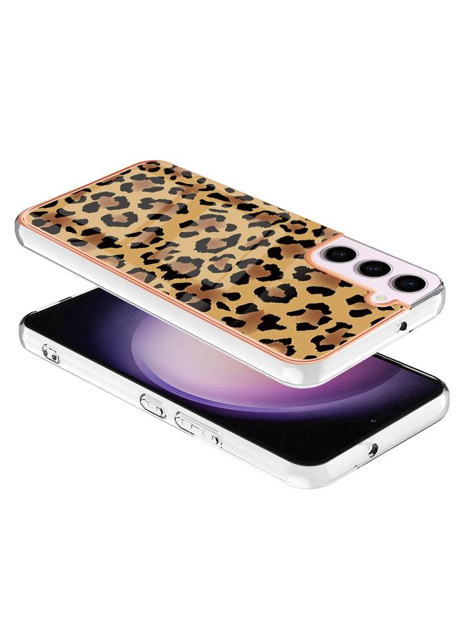 S-TOP Case For Samsung Galaxy S23 5G Electroplating Marble Dual-side IMD Phone Case - Image 4