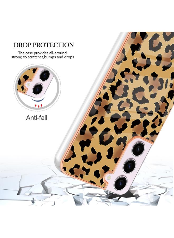 S-TOP Case For Samsung Galaxy S23 5G Electroplating Marble Dual-side IMD Phone Case - Image 5