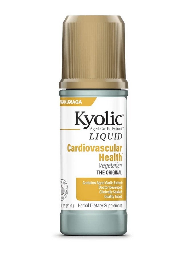 kyolic Aged Garlic Extract Liquid Vegetarian Cardiovascular 2 Ounce Bottle Plus 60 Refillable Capsules (Packaging May Vary) - Image 3
