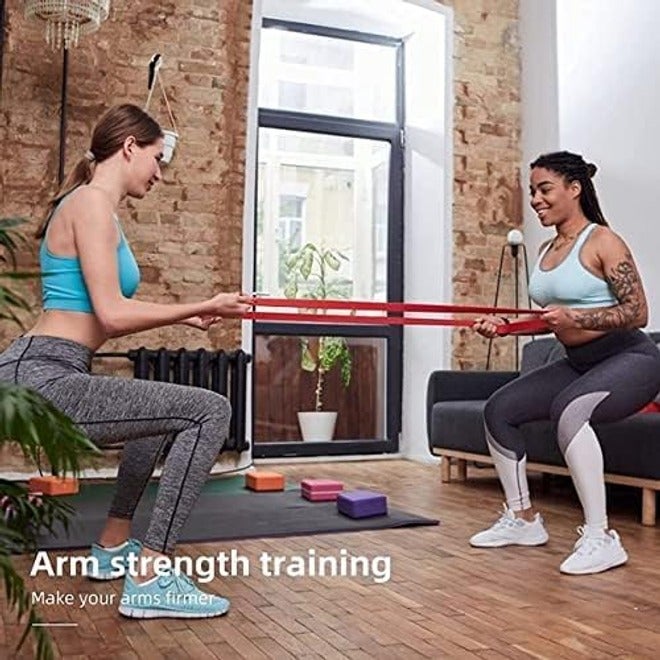 SKY-TOUCH Resistance Bands Set - Strength Training, Stretching & CrossFit for Men and Women - Image 4