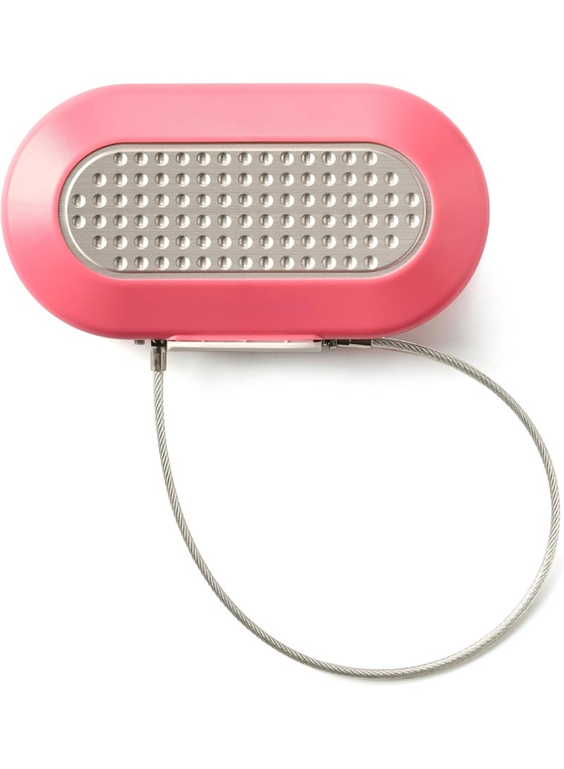 Master Lock Pink Portable Small Lock Box, Set Your Own Lock Combination Portable Safe, Personal Travel Safe for Phone, Passport, Money, ‎5900DPNK - Image 2