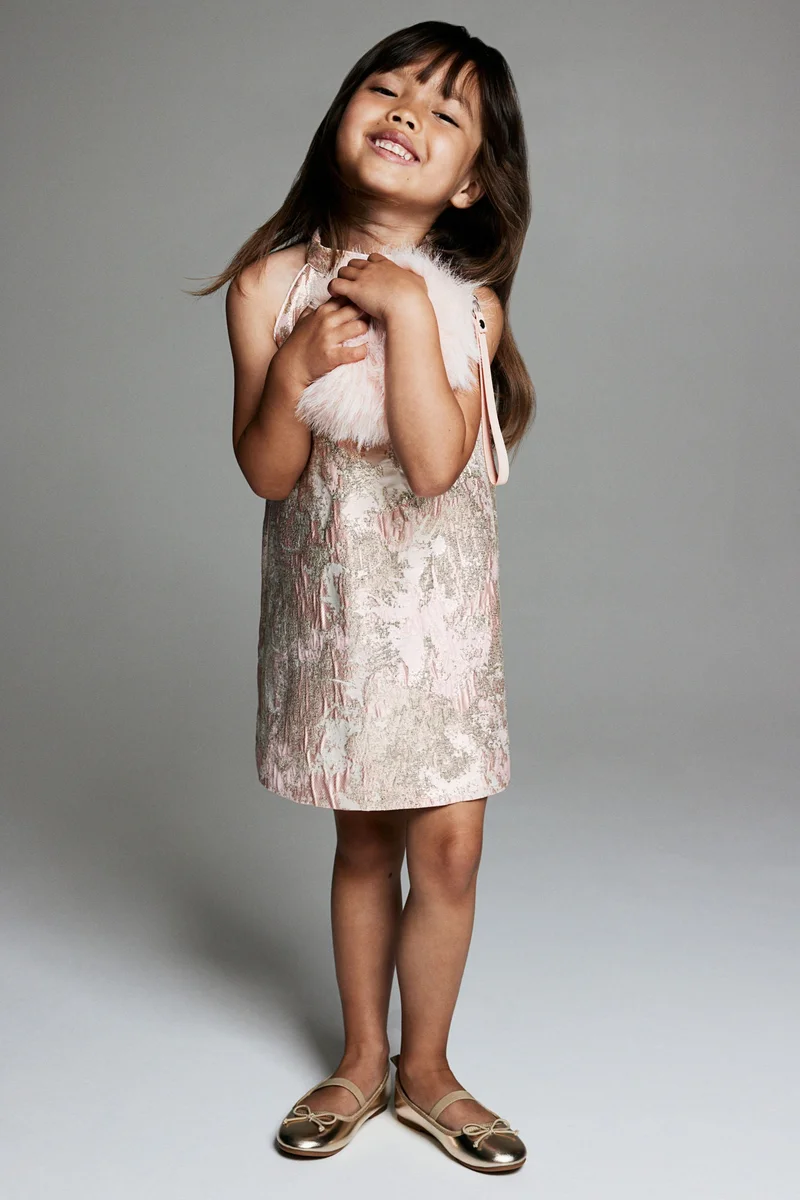 H&M Jacquard-weave A-line dress