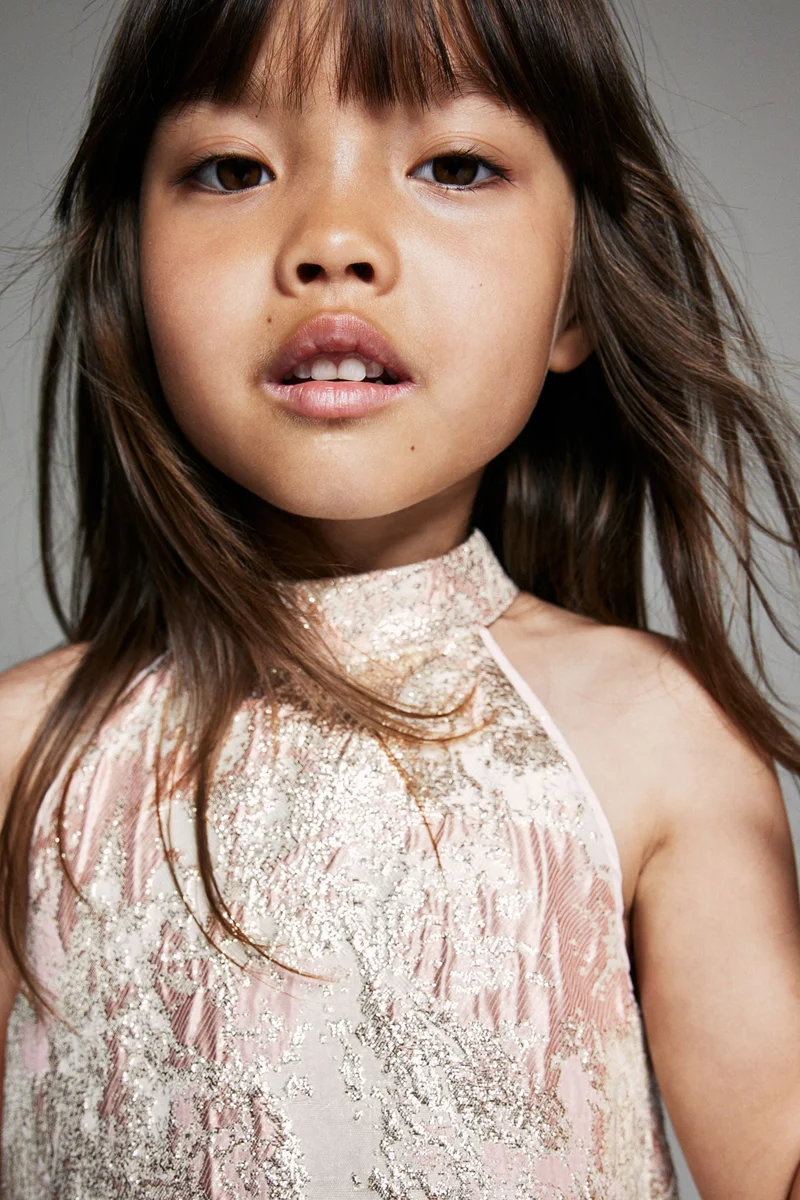 H&M Jacquard-weave A-line dress