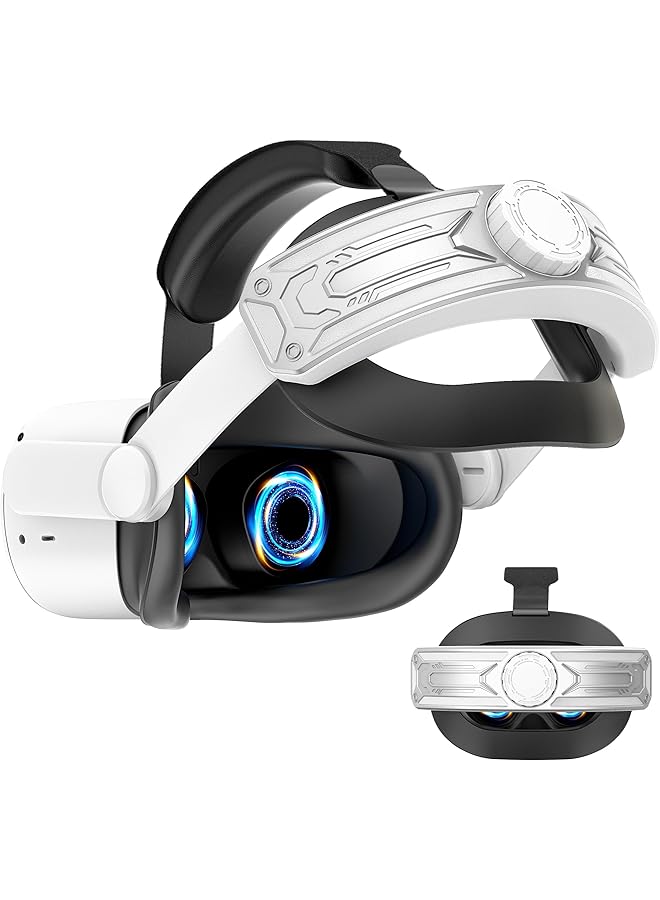 Green Tiger Head Strap for Meta Quest 2 VR, Headset Elite Strap, Elite Strap Replacement for Enhanced Support, Adjustable Soft Cushion Headstrap Oculus Quest 2 Replacement for Virtual Reality - Image 1