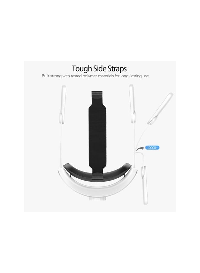 Green Tiger Head Strap for Meta Quest 2 VR, Headset Elite Strap, Elite Strap Replacement for Enhanced Support, Adjustable Soft Cushion Headstrap Oculus Quest 2 Replacement for Virtual Reality - Image 5