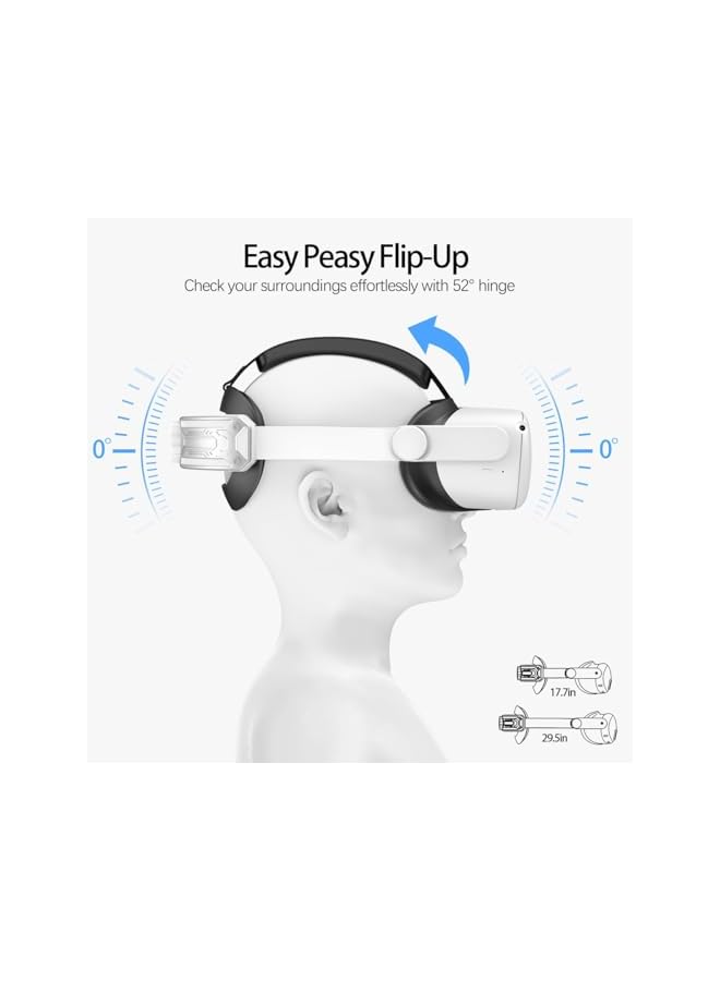 Green Tiger Head Strap for Meta Quest 2 VR, Headset Elite Strap, Elite Strap Replacement for Enhanced Support, Adjustable Soft Cushion Headstrap Oculus Quest 2 Replacement for Virtual Reality - Image 3