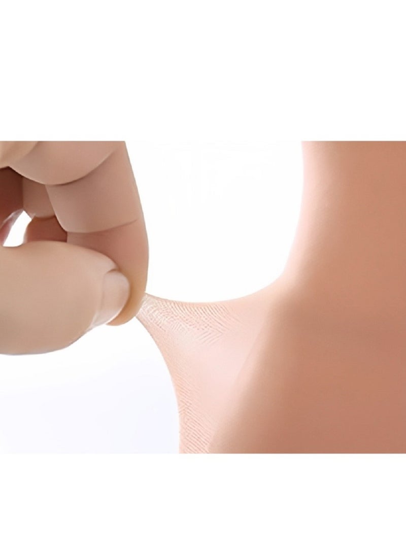 High Quality Material Easy Wear Thin Breathable Socks with Nice Elasticity Knee Long Beige One Size - Image 3