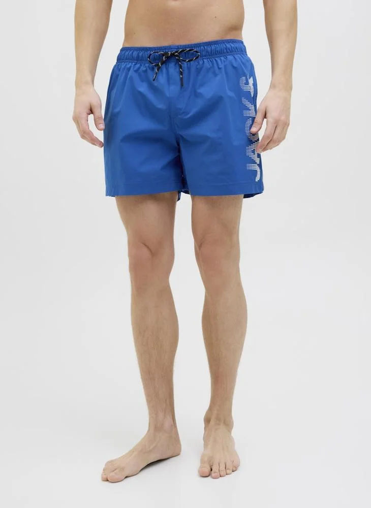 JACK & JONES Jpstmaui Jjswim Splice Logo Shorts