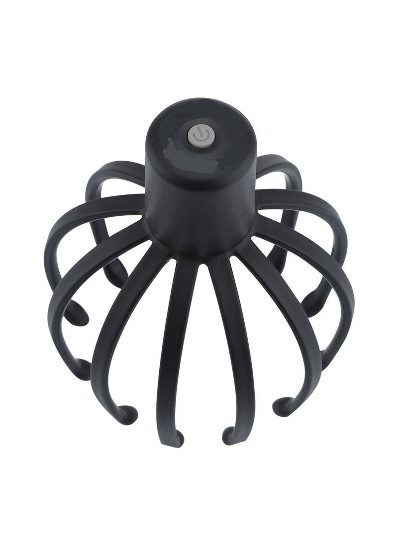 Generic Electric Octopus Claw Head Massager Scalp Therapeutic Head Scratcher Relief Stress Fatigue Vibration Bluetooth Hair Stimulation  - Image 1