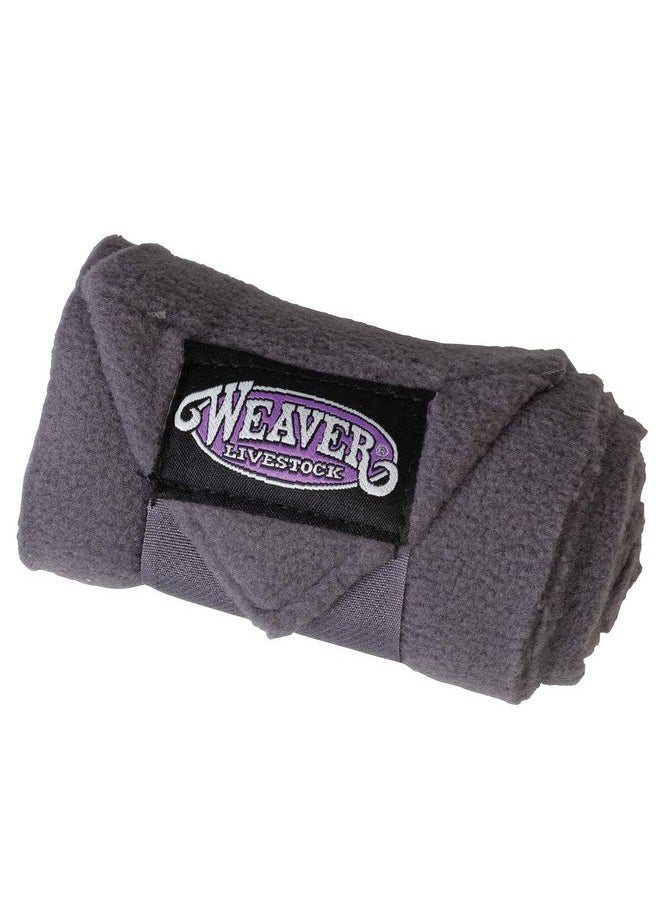 Weaver Leather - Weaver Leather Sheep & Goat Fleece Leg Wraps, Four-Pack, Steel, 4" x 56" - Image 1