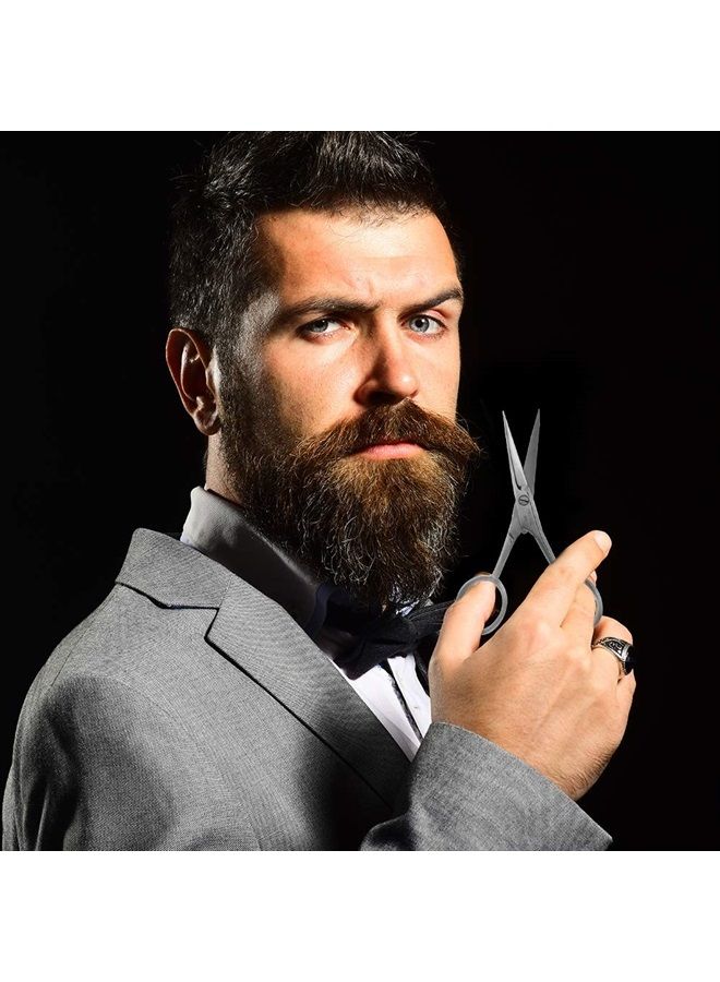 Mehaz Eyebrow & Moustache Scissors 4" - Image 5