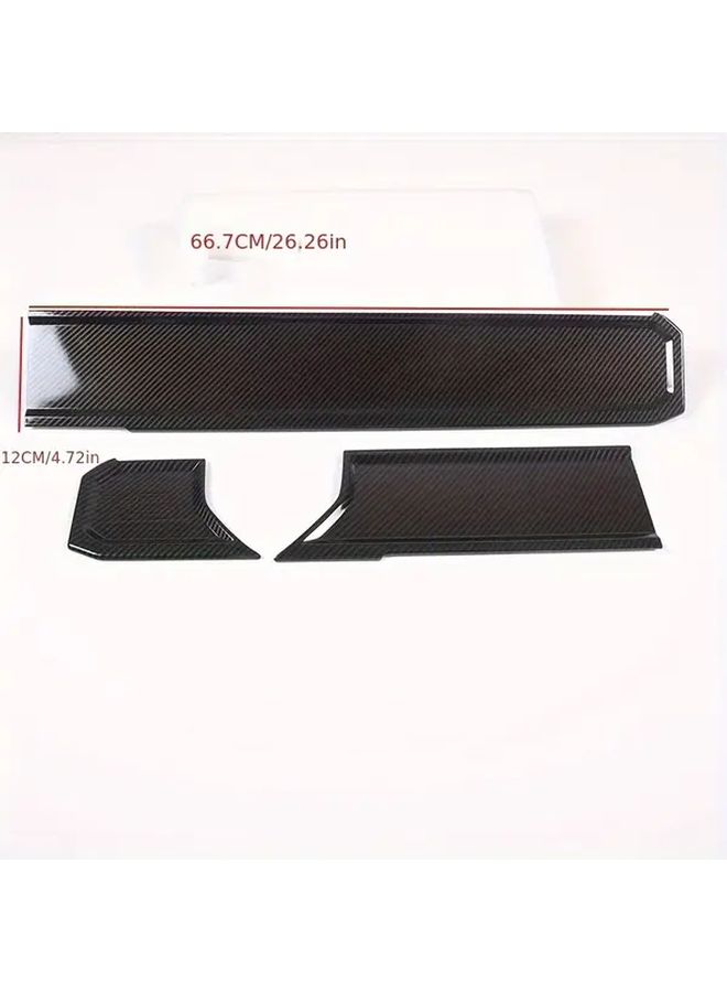 Dashboard Center Control Panel Carbon Fiber Modification Decorative Paste For Land Rover Defender LHD 2020 2024 2025 - Image 2