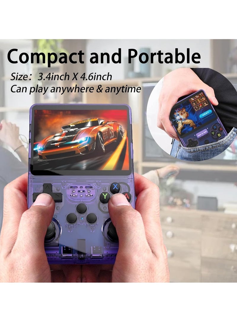 ELTRAZONE R36S Retro Handheld Gaming Console | 30,000+ Classic Games | 3.5" IPS HD Screen | Linux Dual System | 3500mAh Battery | Portable Video Game Player for Kids & Adults  - Image 2