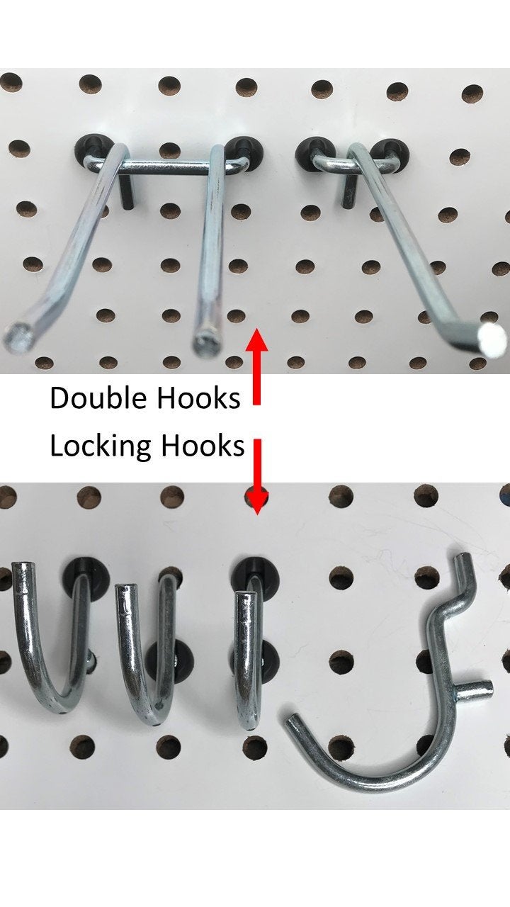 Pegitz Pegboard Peg Locks 50PCS (1/4 inch, Black) - Image 5