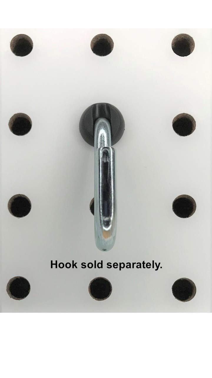 Pegitz Pegboard Peg Locks 50PCS (1/4 inch, Black) - Image 2