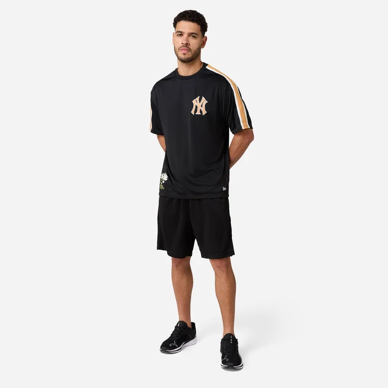 NEW ERA Black Men's MLB New York Yankees Floral T-Shirt for Men | Best Price UAE