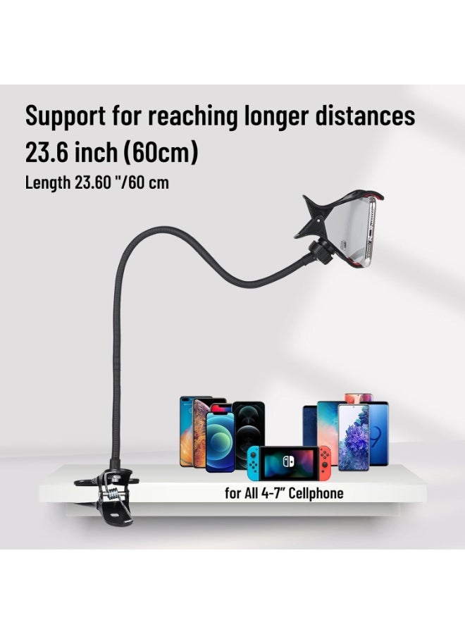 2PCS Flexible Lazy Hang Neck Phone Support, 360 Degree Rotation Flexible Multi-Function Mobile Phone Holder Support All Mobiles  - Image 3