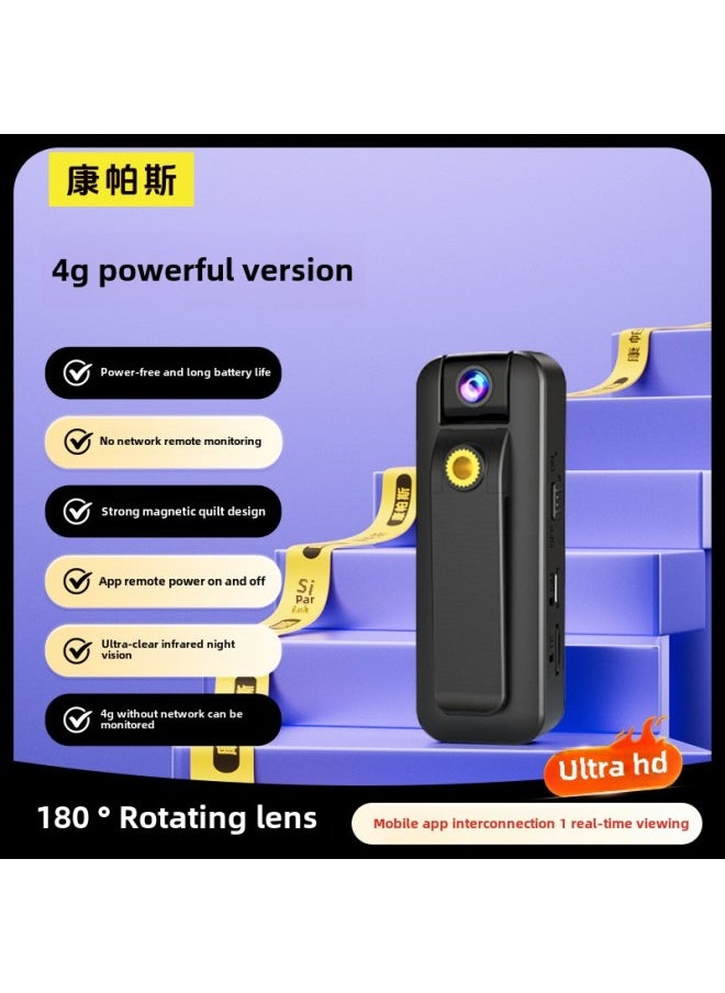 Generic Motion Camera VLOG Ultra-clear Recorder Recording Pen With Video Dv All-in-one Anti-shake Remote Monitoring Camera-Body Color:4g Powerful Version + 32g (no Need To Plug In + No Network Remote Monitoring + App Remote Switching + High-definition Night Vision)  - Image 1
