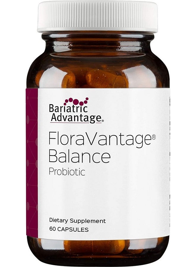 Bariatric Advantage Floravantage Balance Capsules Probiotic Supplement For Bariatric Surgery Patients For Healthy Immune Support 60 Count - Image 1