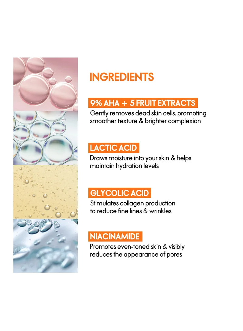 ELLE ELLE Radiance Kit – 3-Step Peeling & Whitening Treatment with AHA Peeling Glove, Soothing Mask, and Intensive Whitening Serum - Brightening, Exfoliating, Hydrating, Anti-Aging – For All Skin Types,  Pack of 4