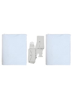 Fabienne 2-Piece Ihram Towel Set for Men with Regular Size Belt Best Fits 30-to 40 Inch Waist Non-Stitched Umrah Towel, Pure White Hajj Towel  - Image 2
