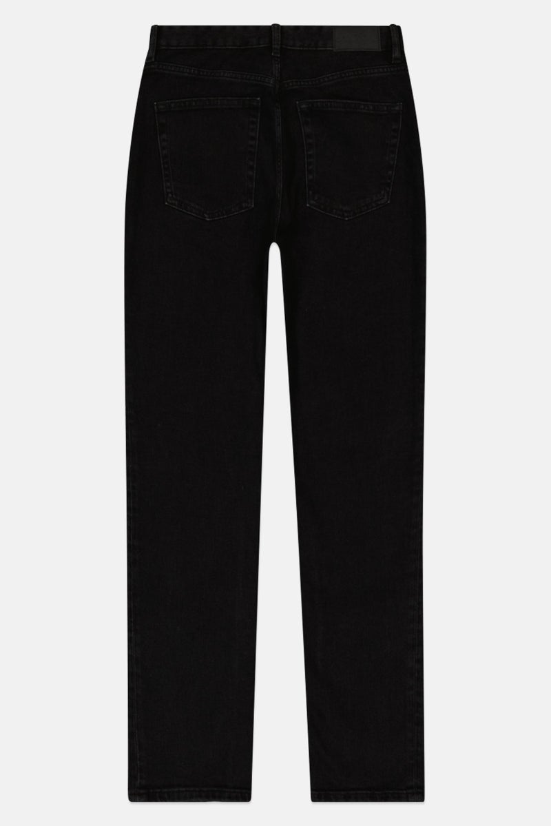 MONKI Women Slim Fit Plain Stretchable Jeans, Black - Image 3