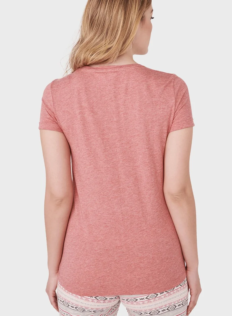 La Vie en Rose Graphic Printed T-Shirt