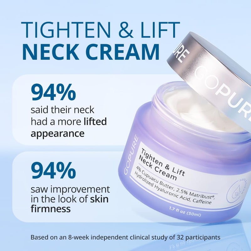goPure Tighten and Lift Neck Cream- Clinically Tested - Image 4