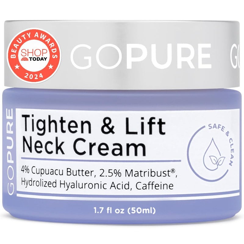 goPure Tighten and Lift Neck Cream- Clinically Tested - Image 1