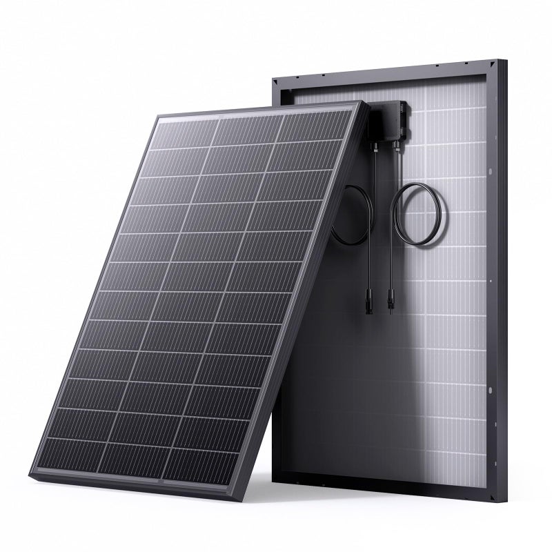 Callsun لوحة شمسية Callsun N-Type 16BB 100 واط، لوحة شمسية 100 واط بكفاءة عالية 25% من وحدات الطاقة الشمسية أحادية البلورة، مدمجة لتوفير المساحة للاستخدام في المركبات، الفانات، البحرية وأنظمة 12 فولت خارج الشبكة - Image 1