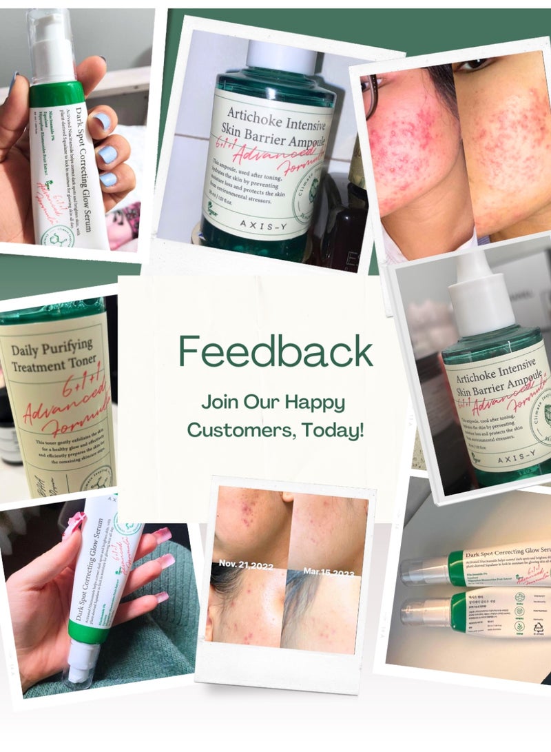 AXIS-Y Uneven Tone & Weak Barrier Solution – Axis-Y Balancing Toner, Barrier Repair Ampoule & Brightening Glow Serum Set - Image 2