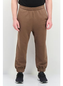 Men Sportswear Fit Training Sweatpants, Chocolate Brown