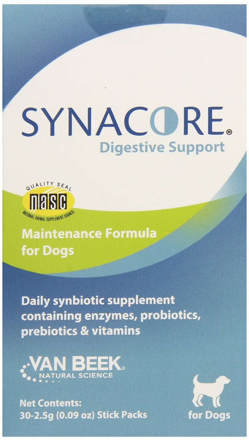 VAN BEEK Synacore Digestive Support for Dogs, 30-Pack - Image 1