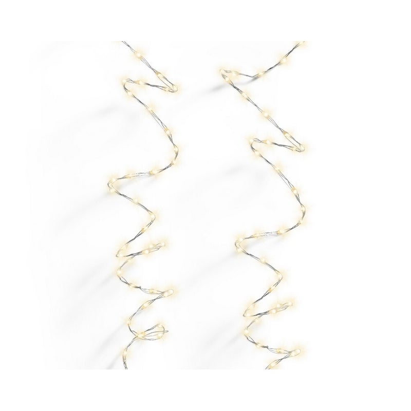Kaemingk Micro LED Extra Dense String Lights – 159cm Indoor Steady Warm White for Christmas Crafts, Holiday Décor, Festive Home & Tree Display, - Image 1