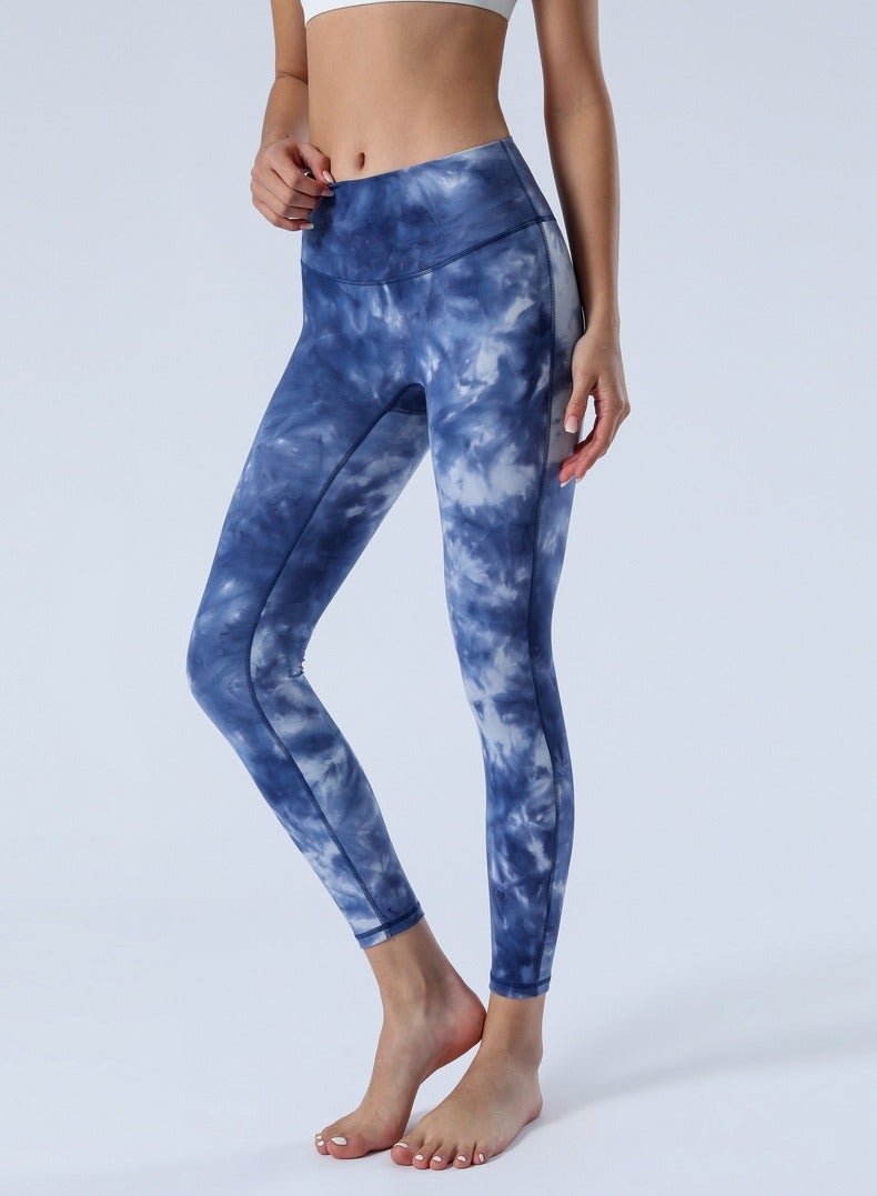 Loquat Yoga Tight Fitting Stretch Soft Pants Blue  - Image 2