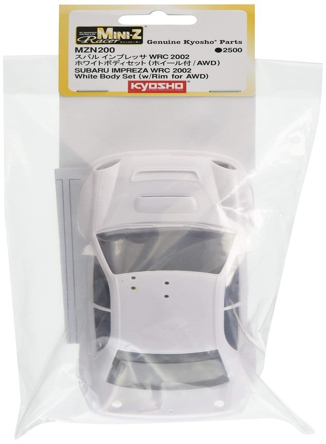 Kyosho Subaru Impreza WRC 2002 Unpainted White Body Set MZN200 - Image 1