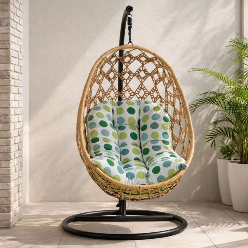 Pan Home Green Dot Pattern Outdoor Cushion for Adults - Image 2