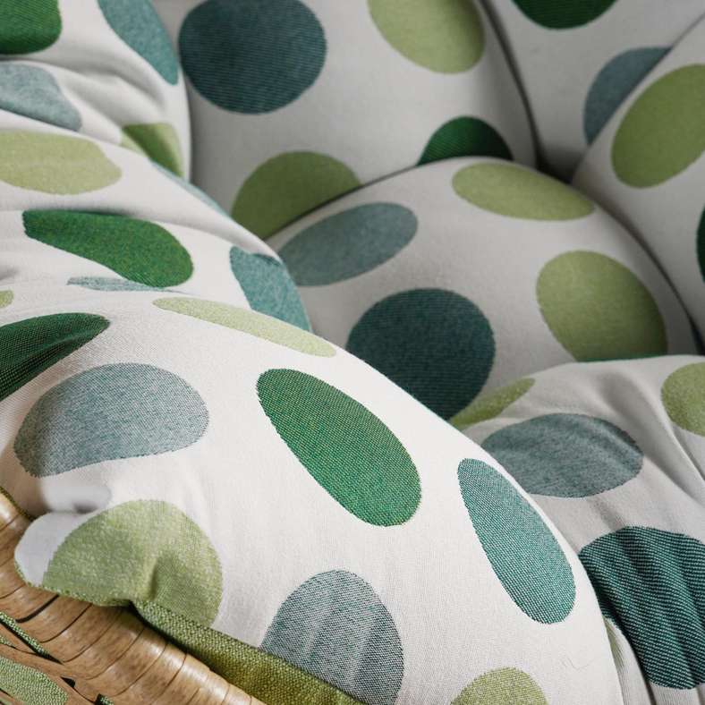 Pan Home Green Dot Pattern Outdoor Cushion for Adults - Image 3