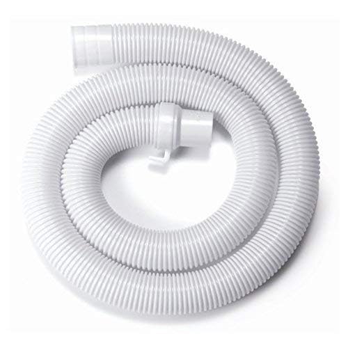GLAMBIZ 2 MTR Top loadSemi Load Washing Machine Outlet Drain Waste Water Hose Flexible Hose Pipe Pack Of 1 WHITE  - Image 1