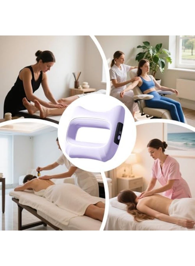 جهاز تدليك كهربائي للجسم بالكامل | حلقة تدليك عميق بالأربطة بتصميم مريح، جهاز خفيف الوزن لتدليك الأنسجة العميقة لجميع الأعمار، مناسب للشباب والنساء والآباء والمراهقين - Image 4