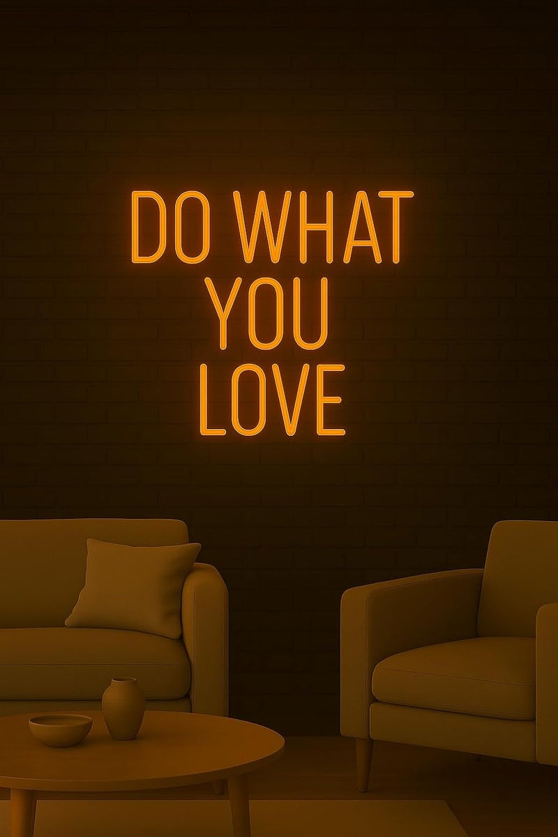 Horoof Home Orange Neon LED Wall Light - Image 2