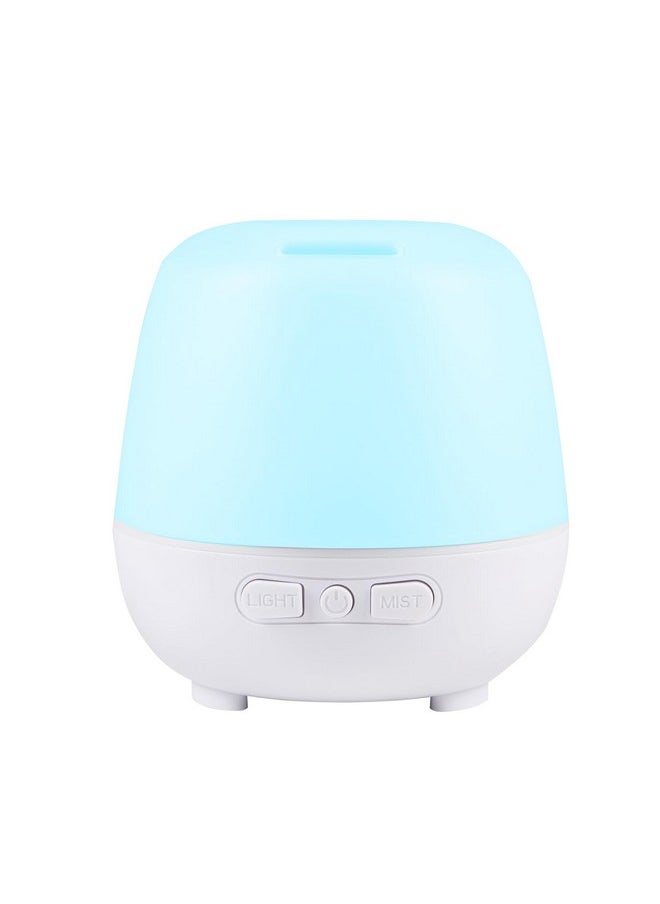 HAPPTWS 220Ml Essential Oil Diffuser Upgraded Diffusers For Essential Oils Aromatherapy Diffuser Cool Mist Humidifier With 7 Colors Lights 2 Mist Mode Waterless Auto Off For Home Office Room White  - Image 1