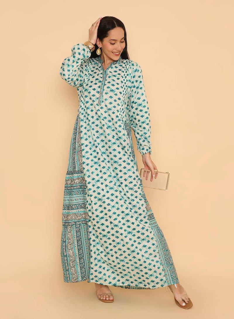 HANA & SARA Womens stylish & trendy long arabic jalabiya dress - Image 1