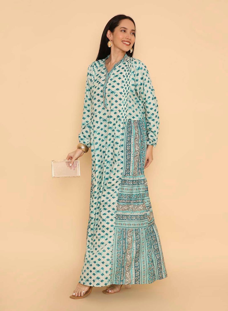 HANA & SARA Womens stylish & trendy long arabic jalabiya dress - Image 5