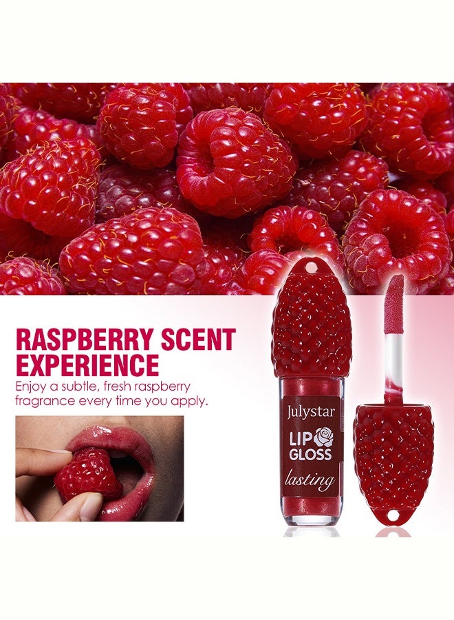 Julystar Lip Gloss lasting, Hydrating Non-sticky Glass Finish Liquid Lip Makeup for Daily Casual & Sweet Dating Looks, Universal for All Skin Tones,6ml - Image 3