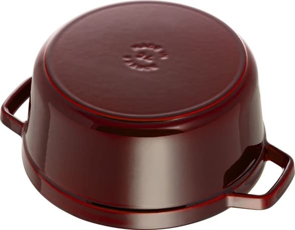 STAUB St. Andrew Press STAUB 40509-357-0 Cocotte Round 24cm Grenadine red - Image 2